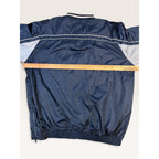 Vintage Yankees Pullover Windbreaker Jacket L MLB G-III Carl Banks V-Neck Navy