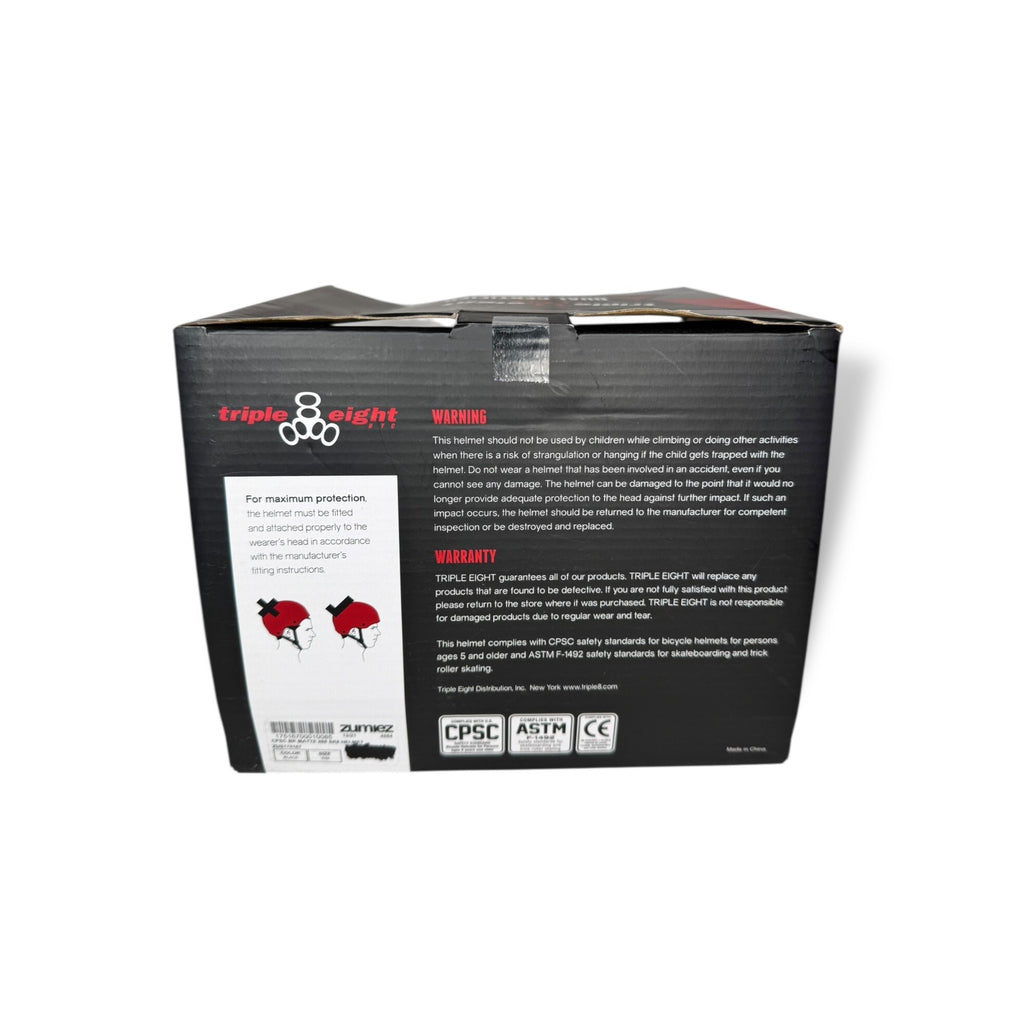 Triple Eight Dual Certified Multi-Sport Helmet S/M Black Matte