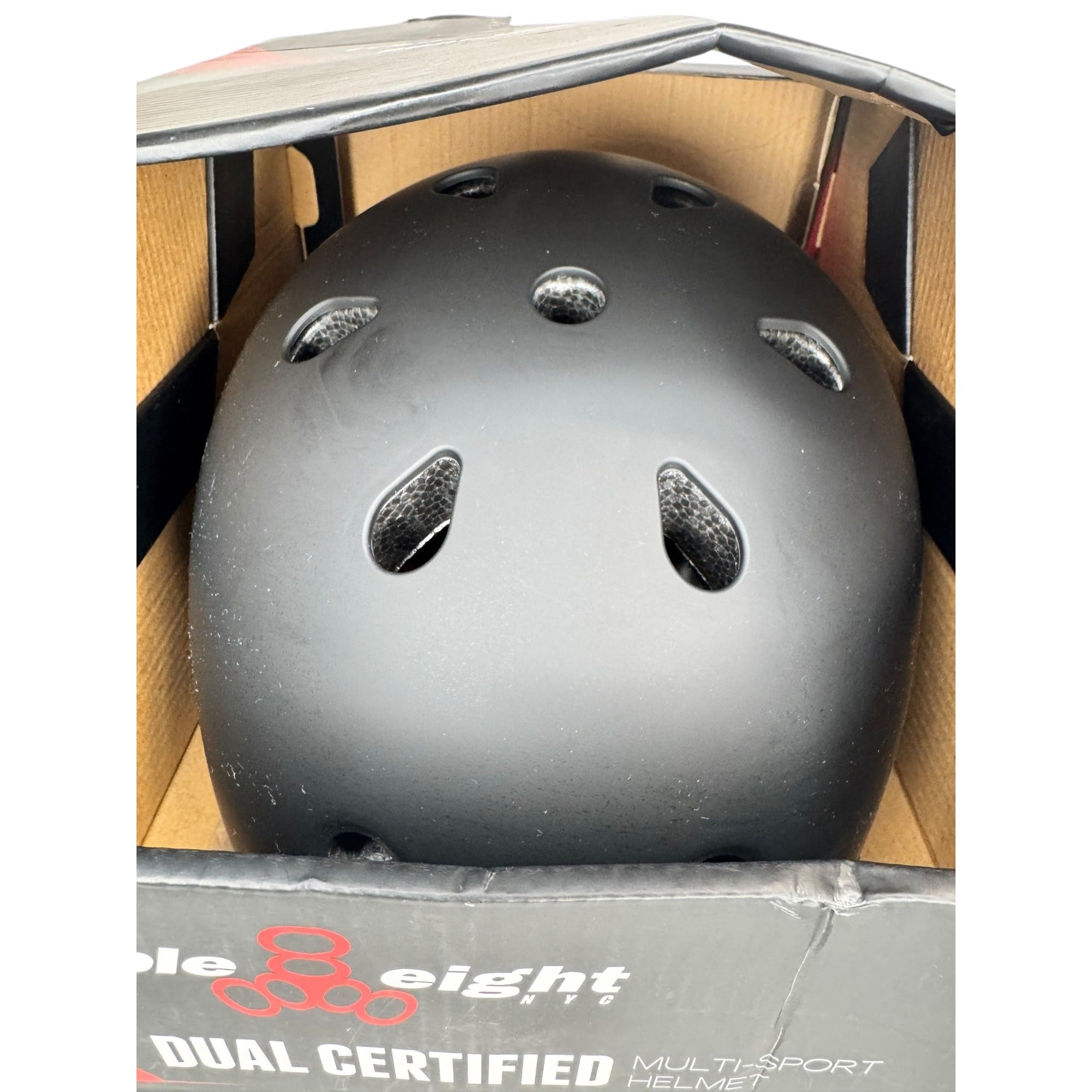 Triple Eight Dual Certified Multi-Sport Helmet S/M Black Matte