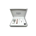 L&Co Womens Watch Necklace Set Interchangeable Bands