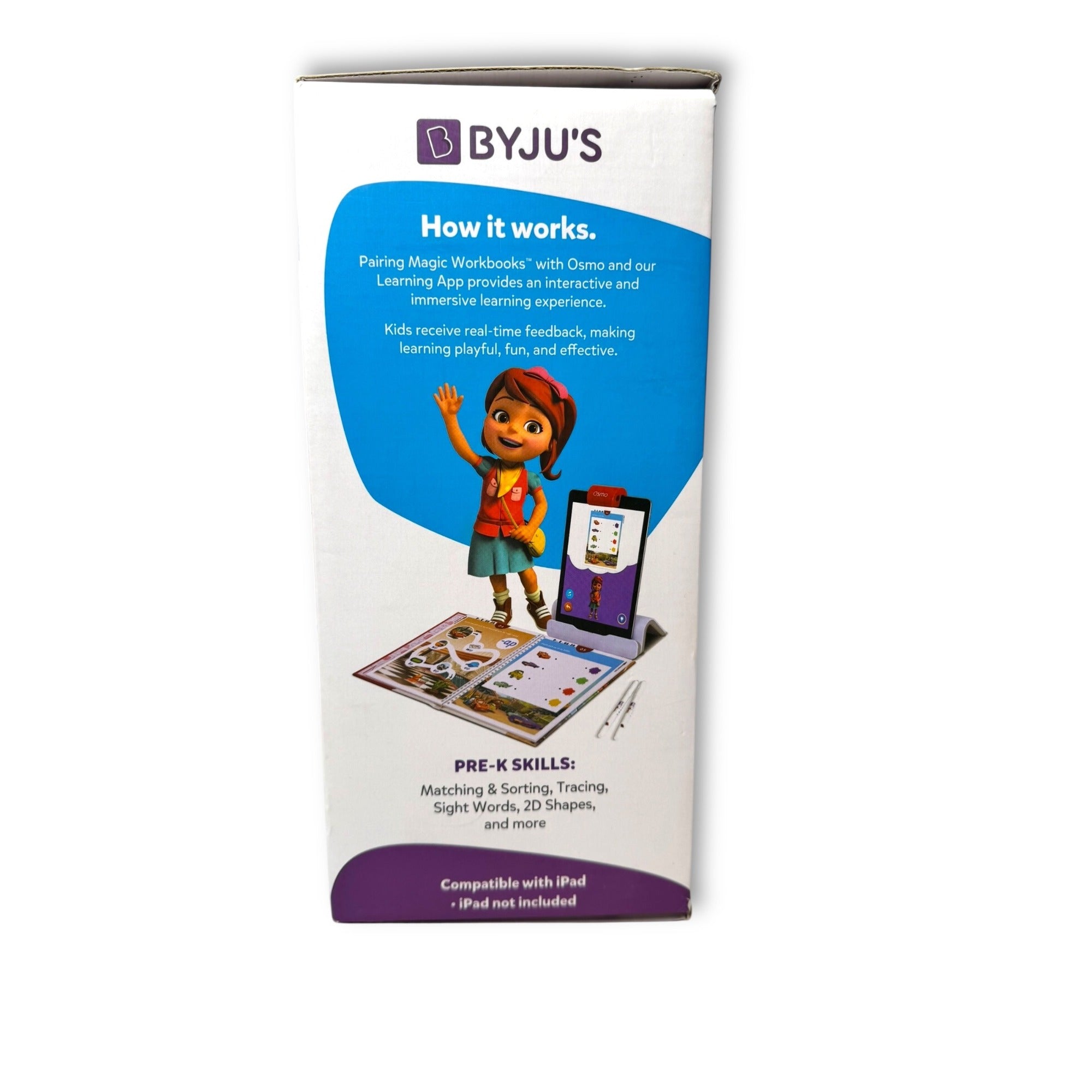 Disney BYJUS Pre-K Learning Kit With Osmo Magic Workbooks Accessories