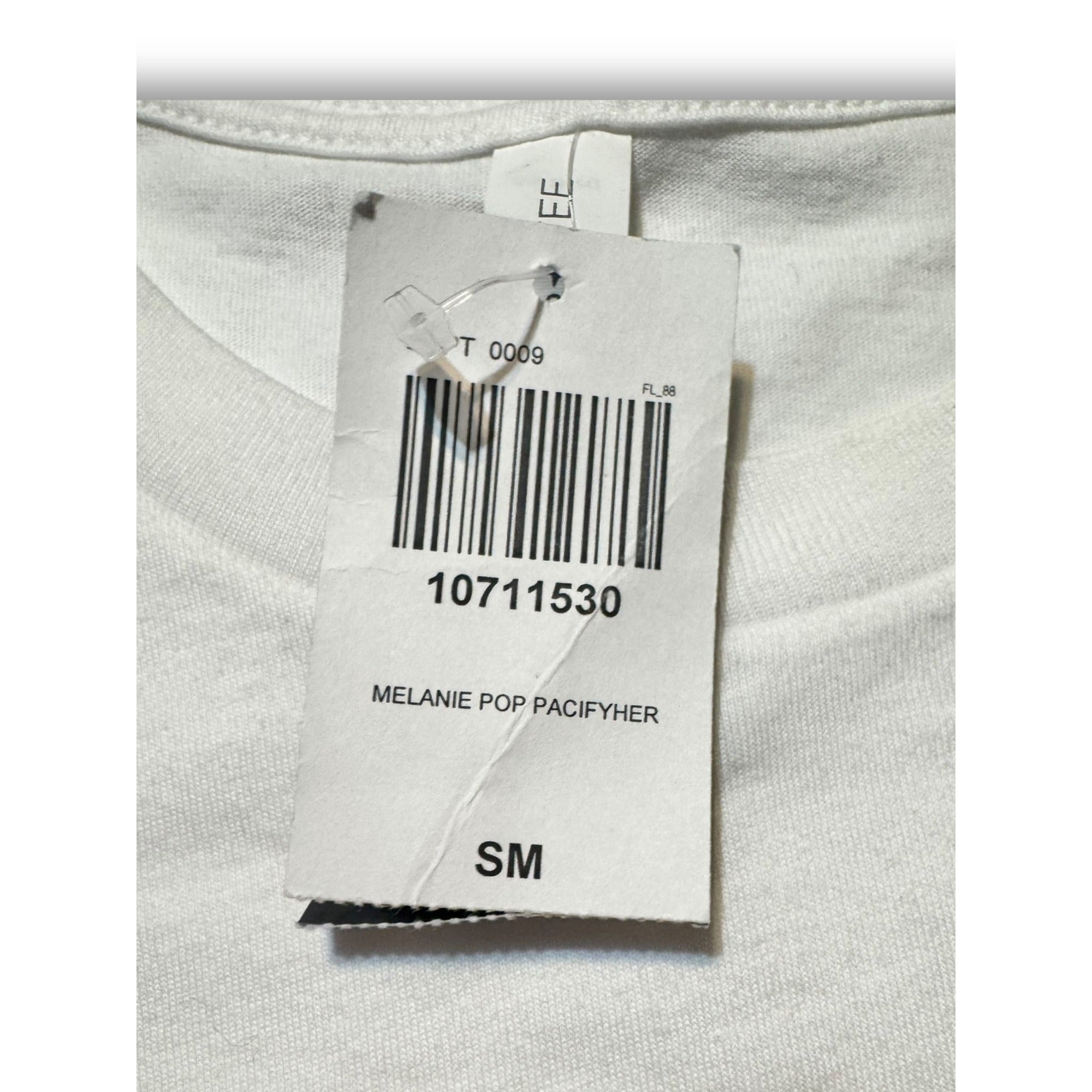 Hot Topic Melanie Martinez Pacify Her Sm Womens White Cotton Tee New with Tags