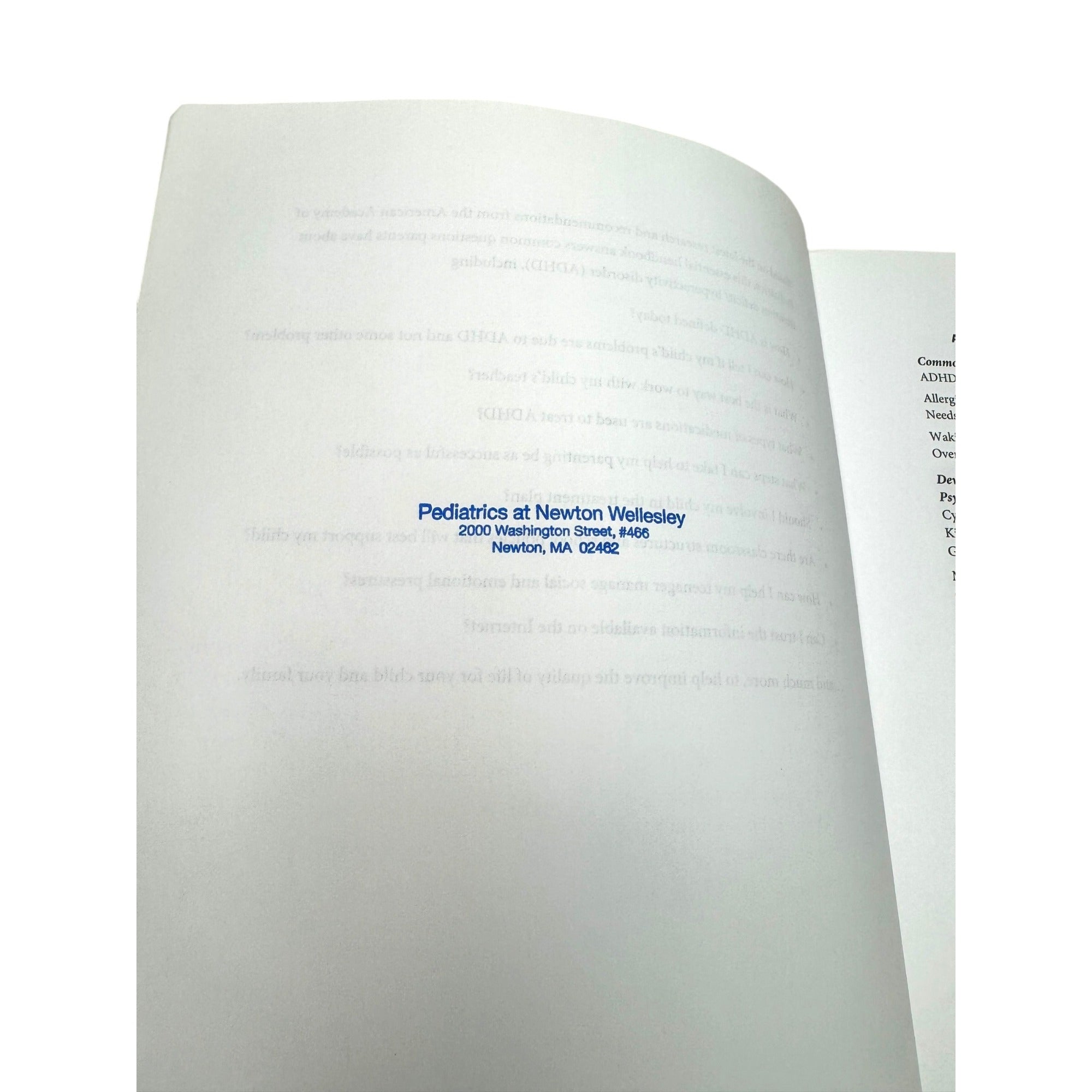 ADHD 2nd Edition What Every Parent Needs To Know Michael I Reiff MD 2011