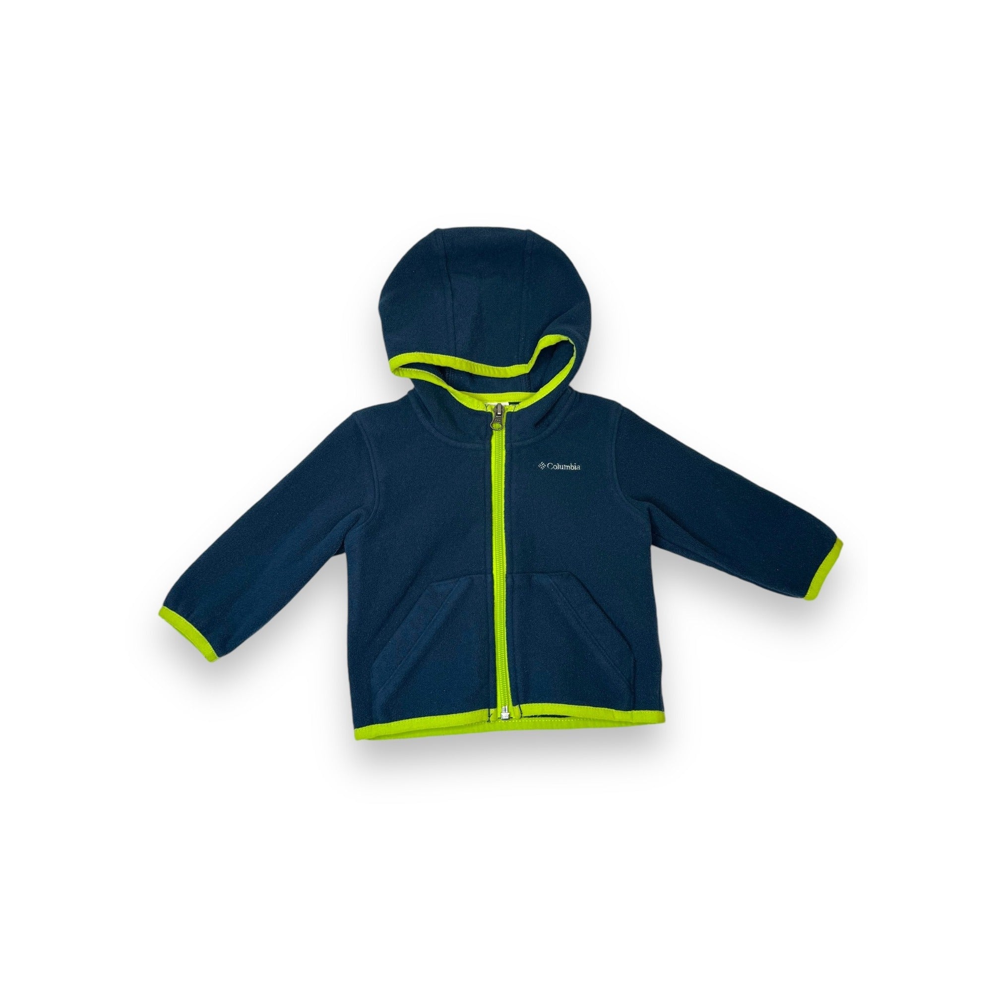 Columbia Baby Jacket 6-12 months Blue Green Zipper Polyester