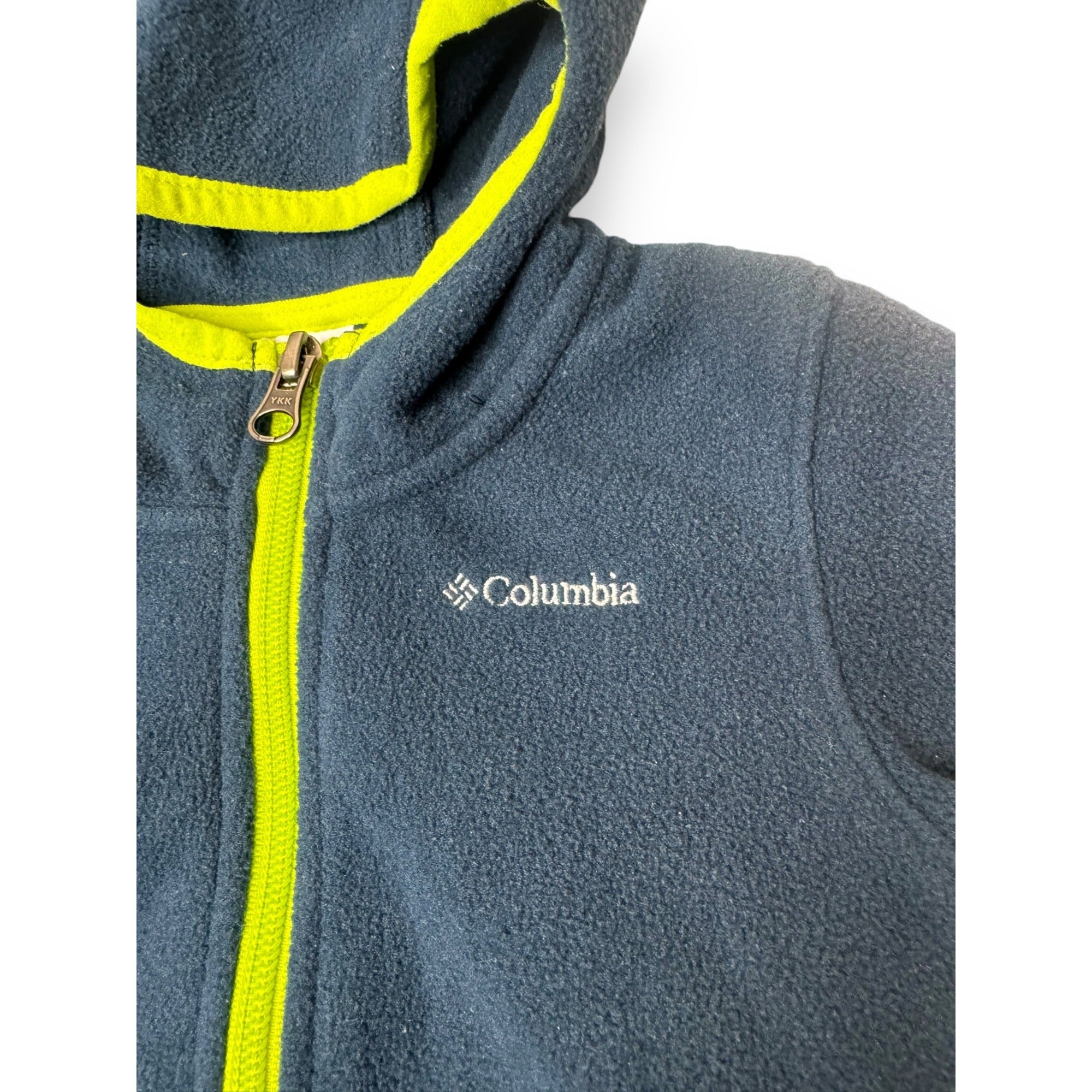 Columbia Baby Jacket 6-12 months Blue Green Zipper Polyester