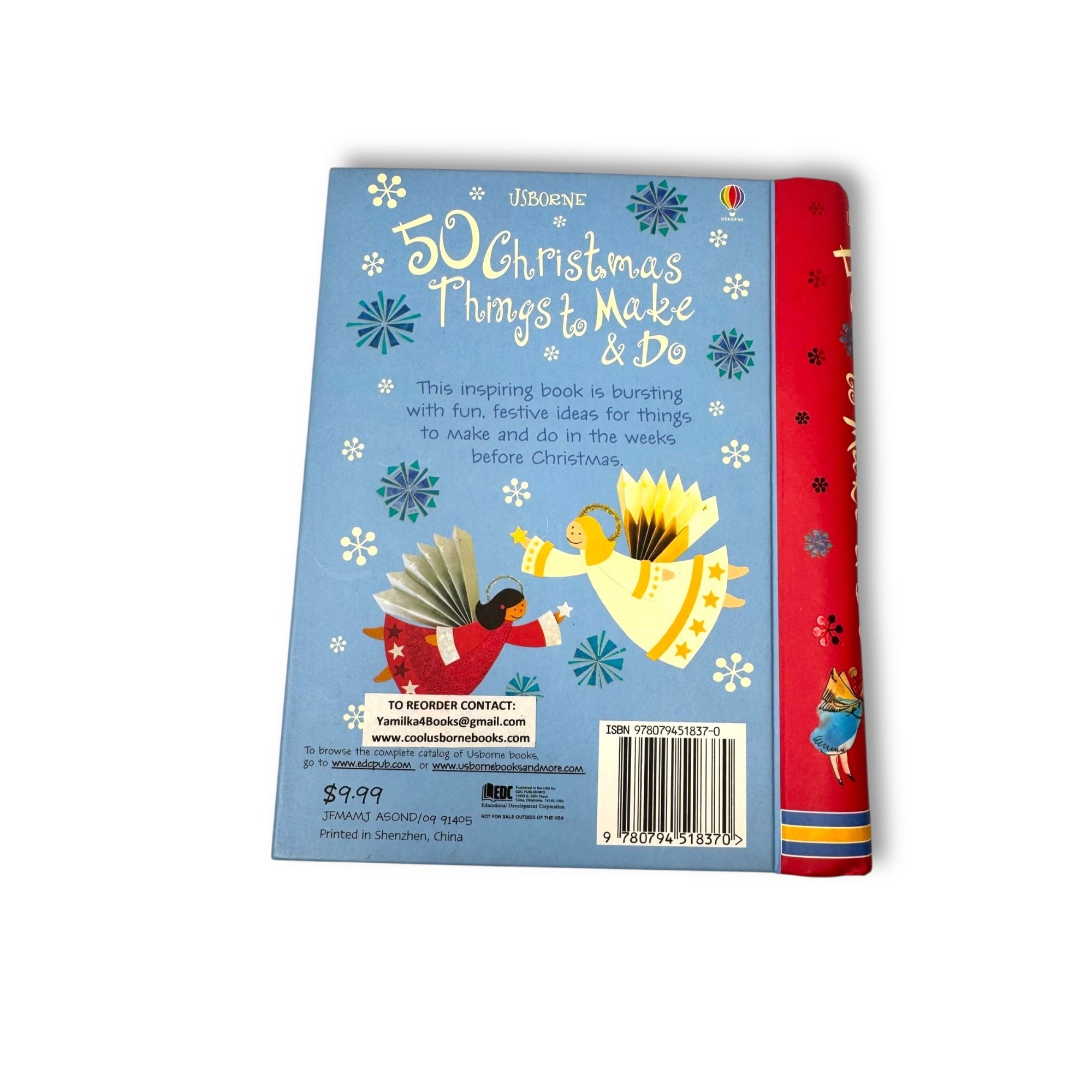 50 Christmas Things To Make & Do Book by Fiona Watt