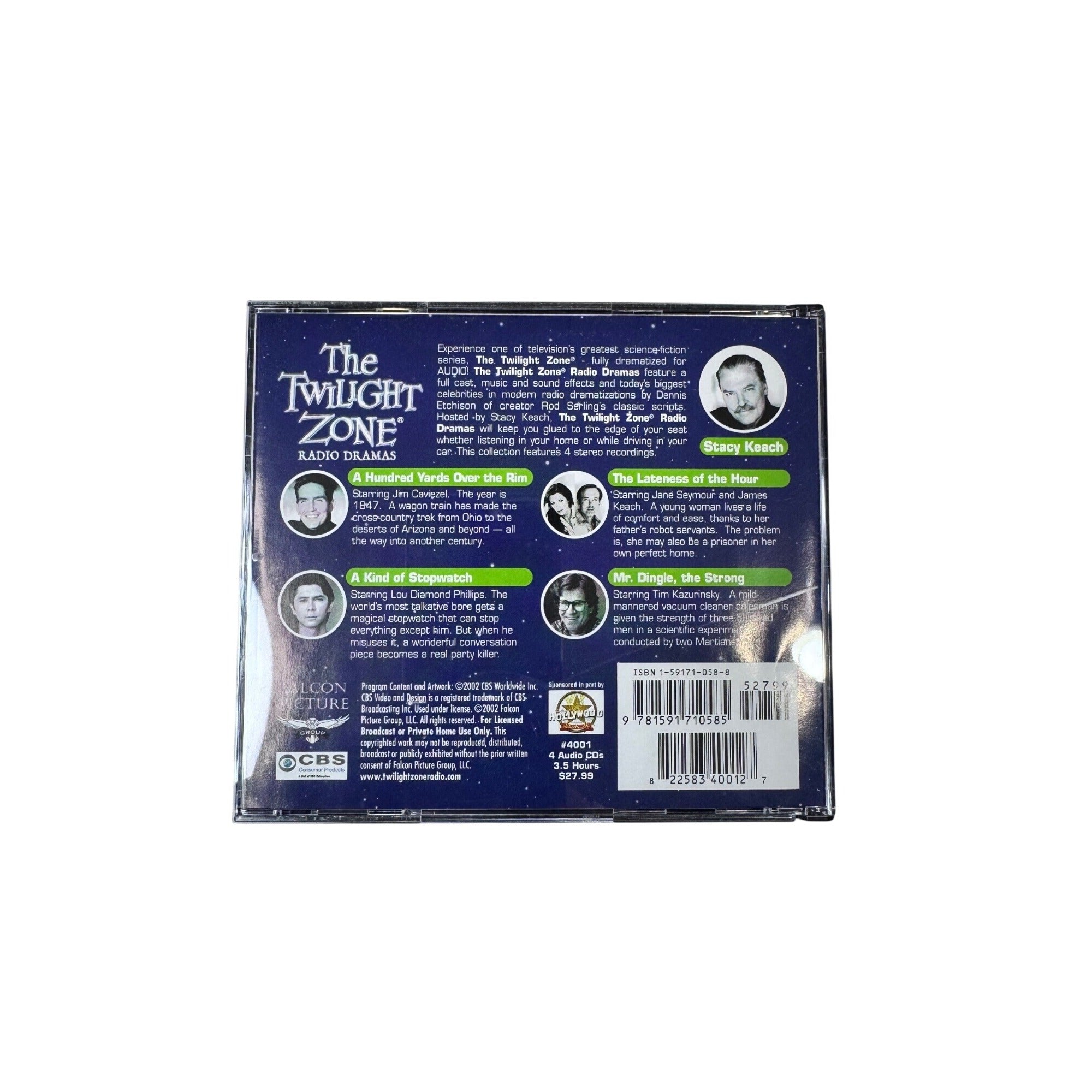 The Twilight Zone Radio Dramas Collection 1 Fully Dramatized Audio 4 CD Set