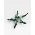 Marcel Boucher 9103P Enamel Orchid Flower Brooch Pearl 1965