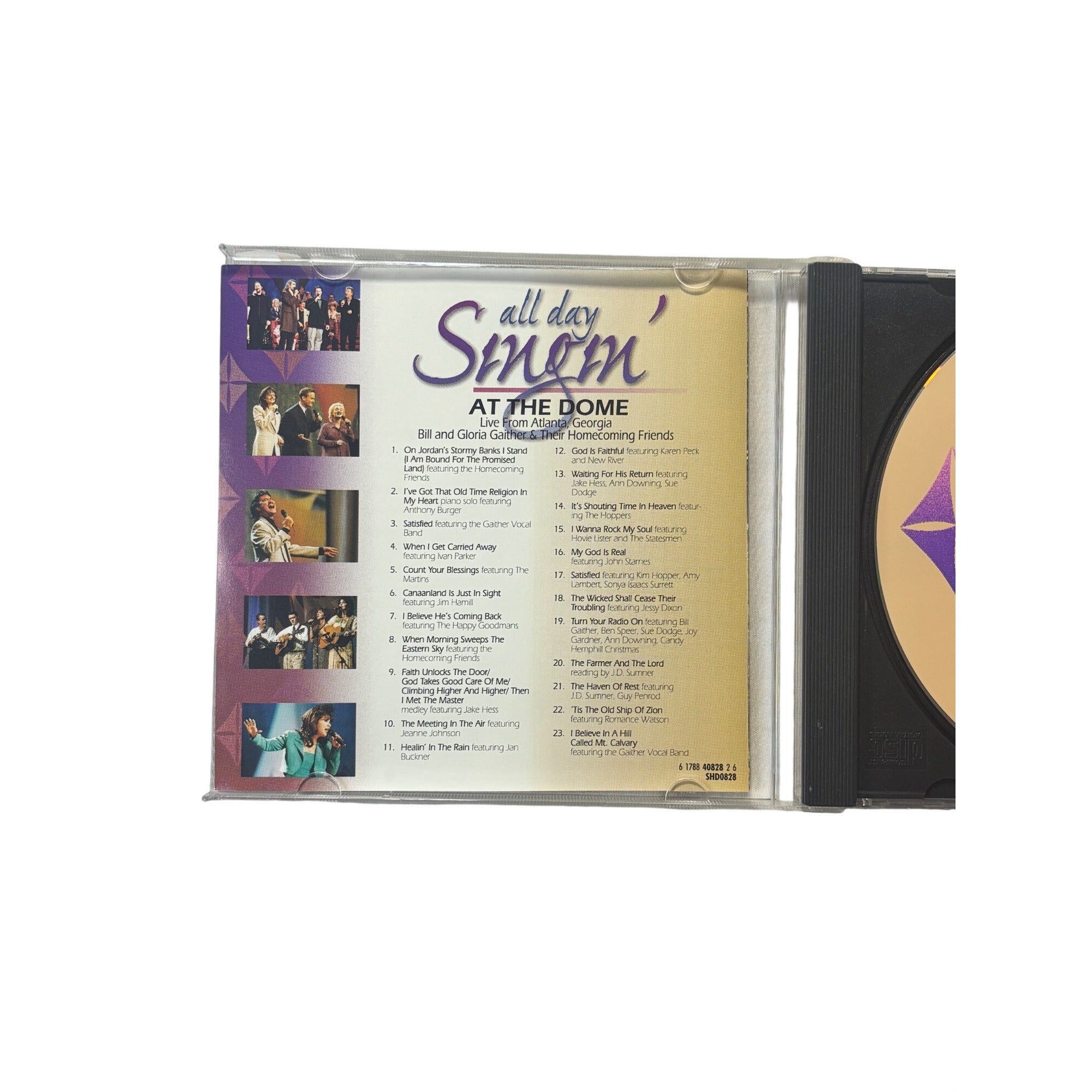 Gaither Gospel Series All Day Singin At The Dome Atlanta 1998 CD Vintage