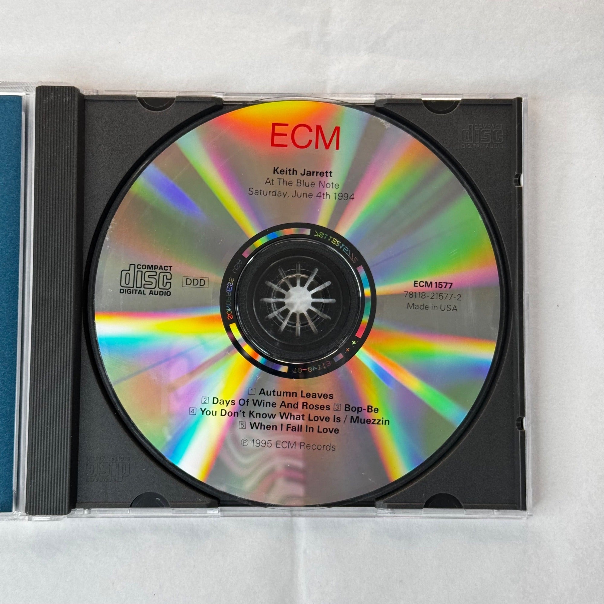 Keith Jarrett At The Blue Note 1994 CD 1st Set ECM Records Jazz Pre-Owned