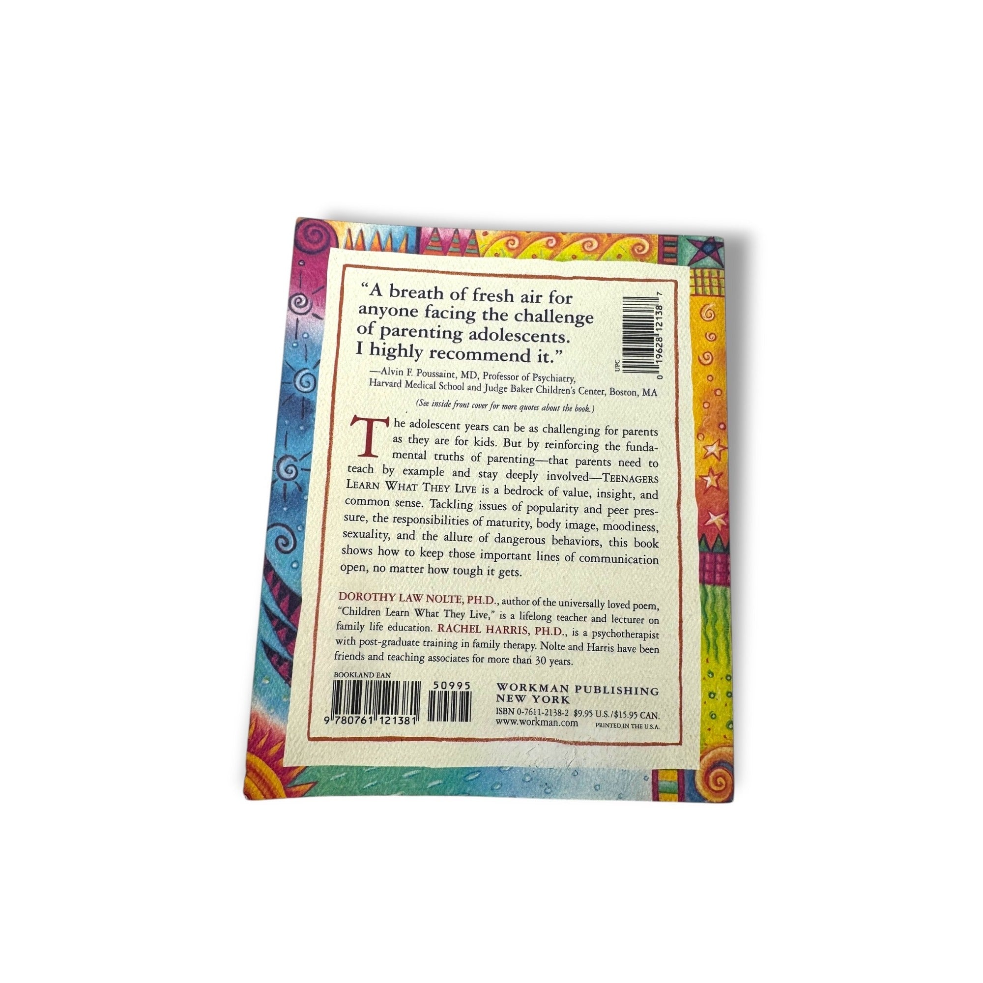 Teenagers Learn What They Live By Dorothy Law Nolte & Rachel Harris Ph.D.