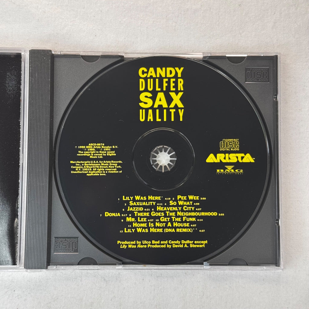 Candy Dulfer - Saxuality - 1990 CD - Arista - Jazz - ARCD-8674 - Pre-Owned