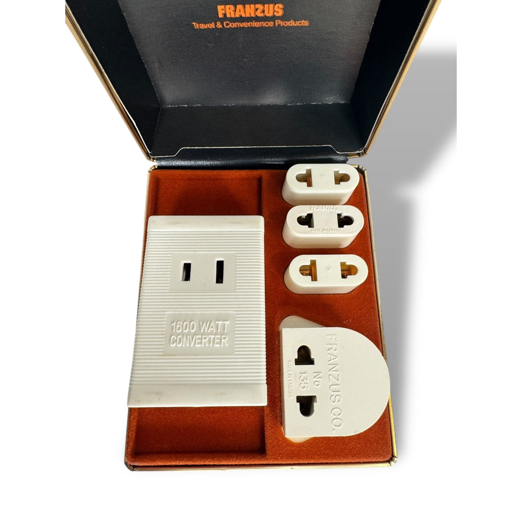 Franzus High Voltage Foreign Electricity Converter Kit 1600 Watt Travel Kit