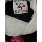 Nutcracker Womens Medium Christmas Tree Birds Black Sweatshirt Vintage 1990s