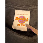 Vintage 90s Hard Rock Hotel Las Vegas T-Shirt XL Black Single Stitch Graphic Tee