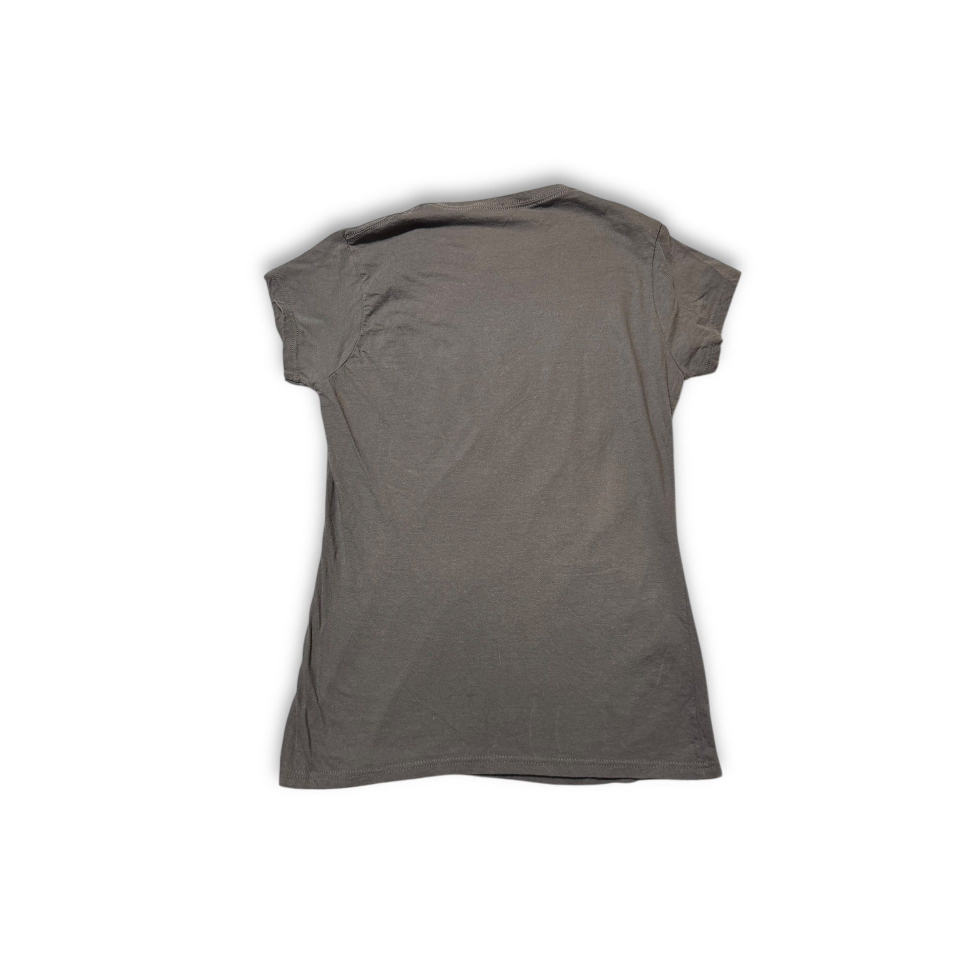 Friends Womens T-Shirt Dark Gray Size M 100% Cotton Central Perk Logo Design Pre-Owned