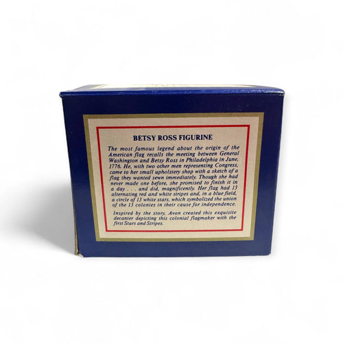 Avon 1976 Betsey Ross Topaze Cologne Patriotic Bicentennial Bottle In Box 4 oz