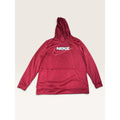 Nike Mens XL Therma FIT Pullover Fitness Hoodie Maroon Red Graphic Swoosh Modern