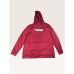 Nike Mens XL Therma FIT Pullover Fitness Hoodie Maroon Red Graphic Swoosh Modern