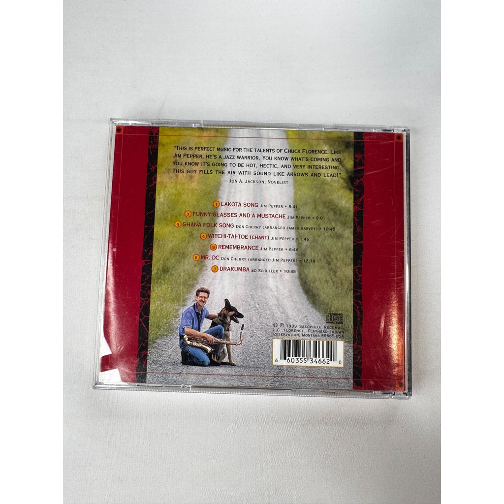 Chuck Florence Remembering Jim Pepper CD 1999 Jazz Saxophille Records
