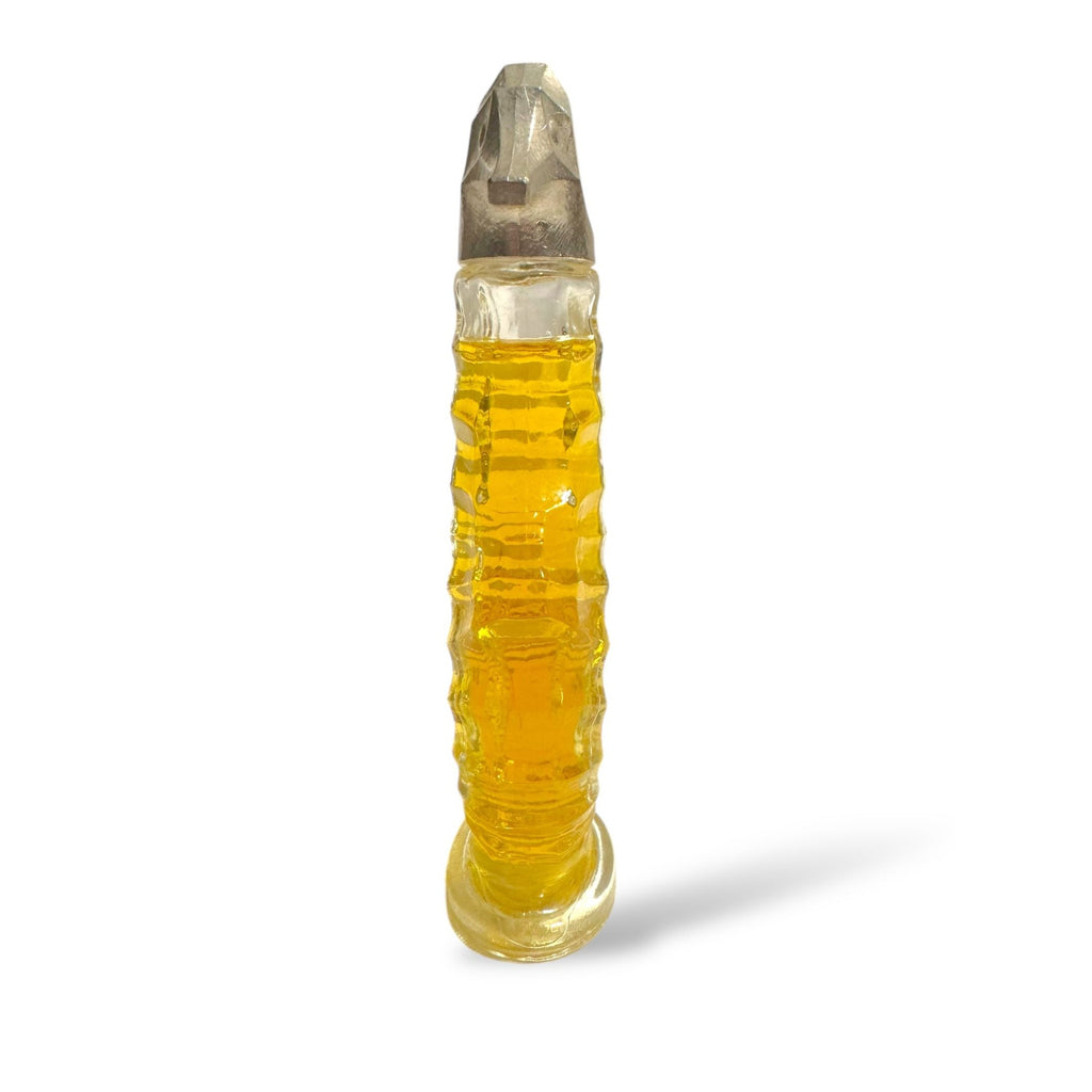 Seahorse-Shaped Glass Perfume Bottle 6oz Silver Tone Cap 6oz Bottle