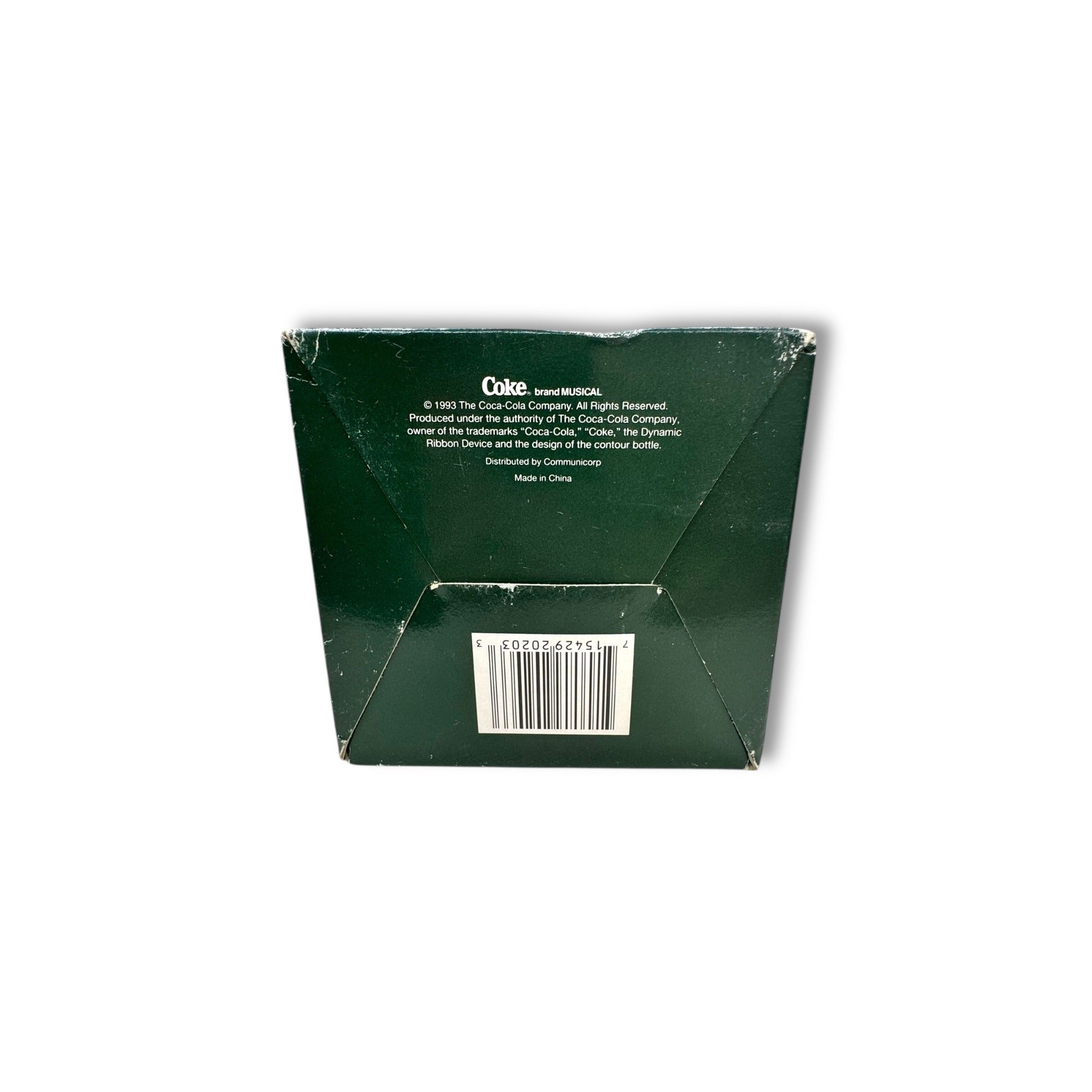 1993 Coca-Cola Musical Santa Figurine Travel Refreshed QVC Provenance