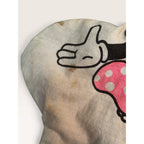 Vintage Minnie Mouse Hand Puppet Vinyl Head Fabric Disney Distributing Toy 10"