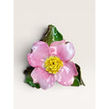 Cara China Staffordshire Pink Dogwood Flower Brooch Pin Fine Bone Vintage