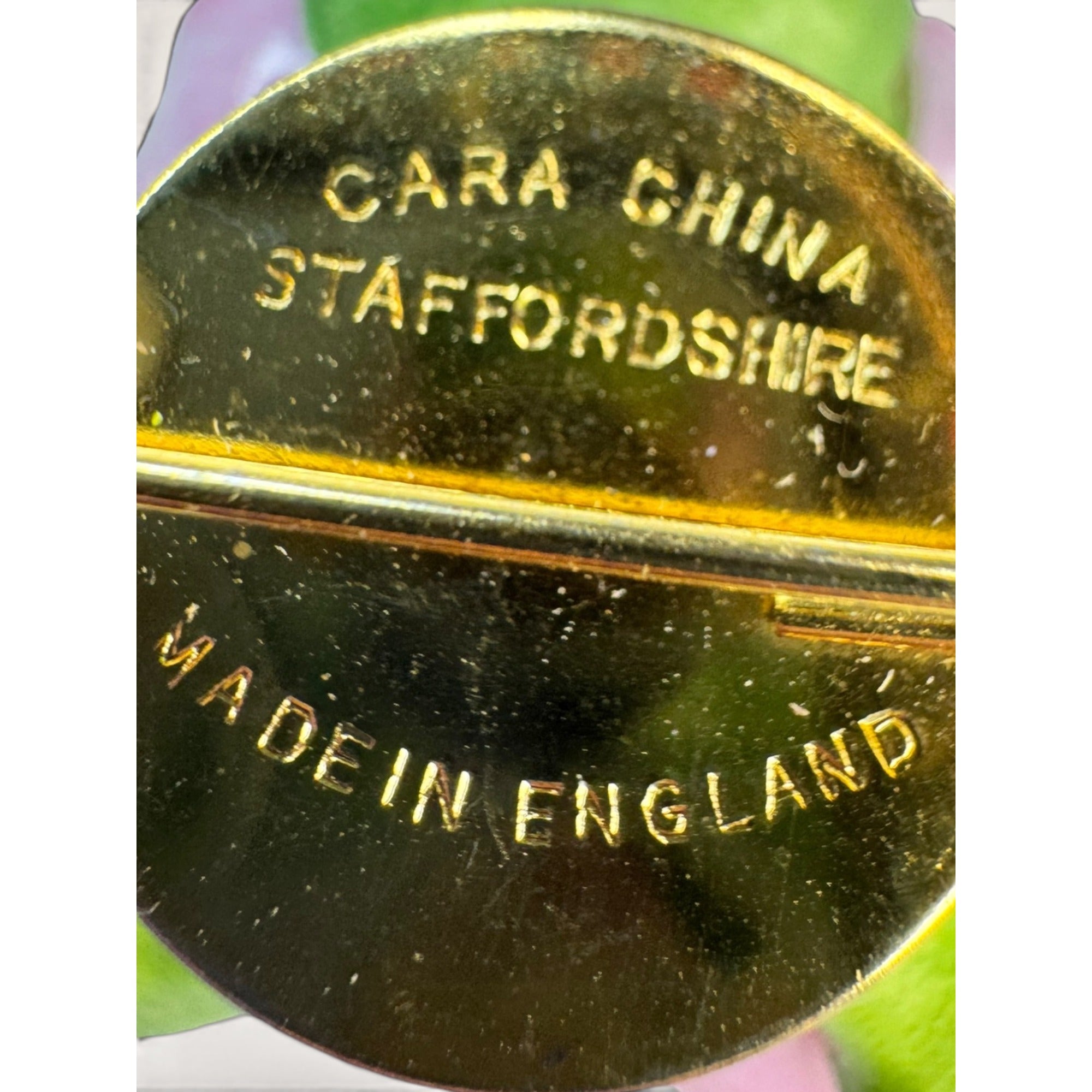 Cara China Staffordshire Pink Dogwood Flower Brooch Pin Fine Bone Vintage