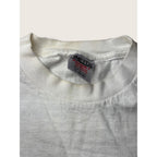 Oneita Men's XL Shirt White Huge Woody's Surfboards Single Stitch 90s