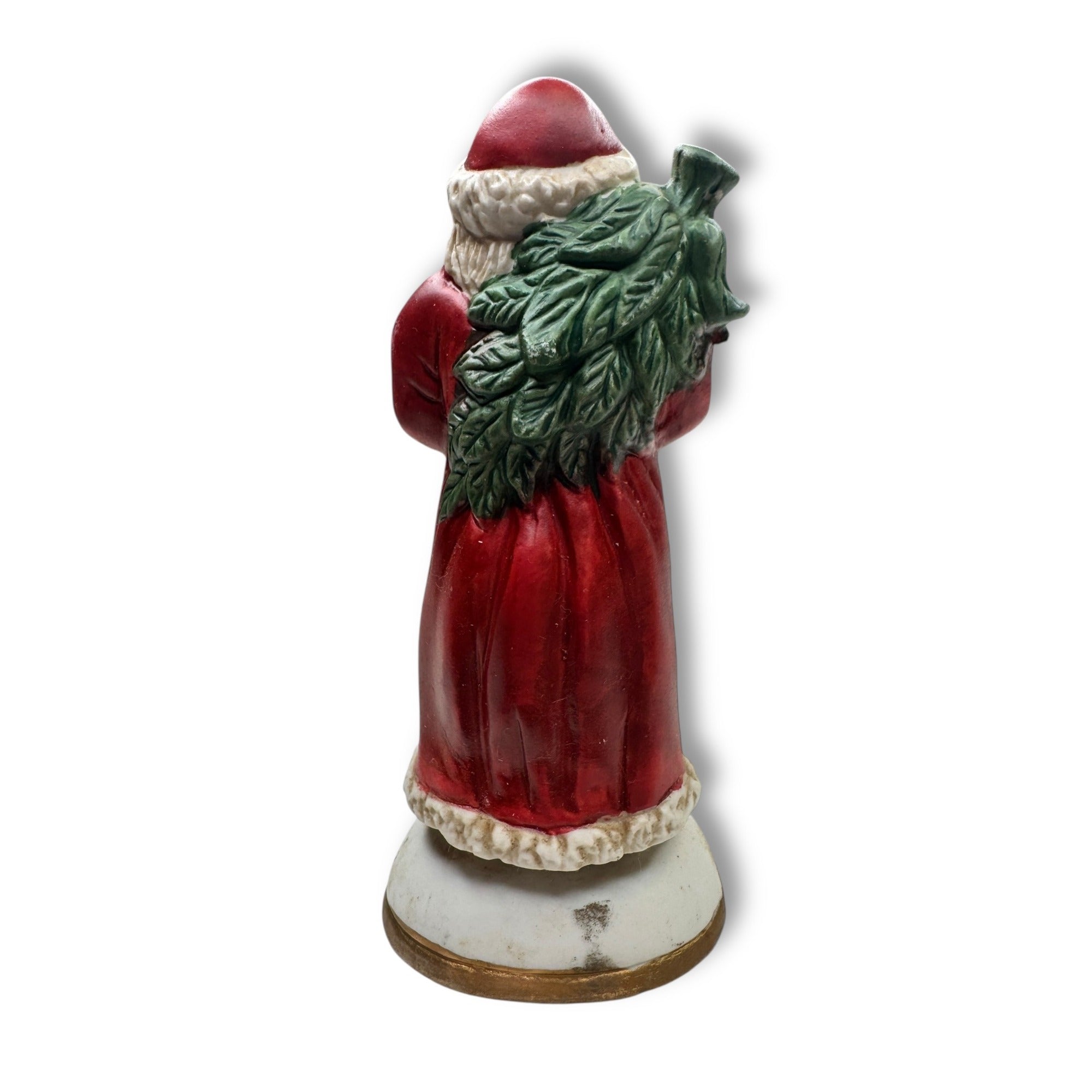 Caldor Stories 1900 Belgium Santa Porcelain Figurine with Box  5”