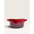 Le Creuset Stoneware Mini Round Cocotte Casserole Dish Cerise Red