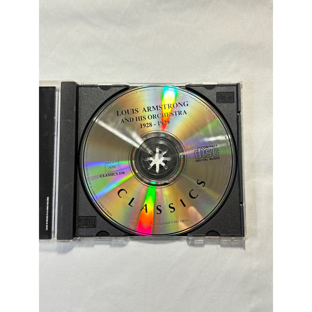 Louis Armstrong And His Orchestra 1928-1929 CD Classics Records Jazz Pre-Owned