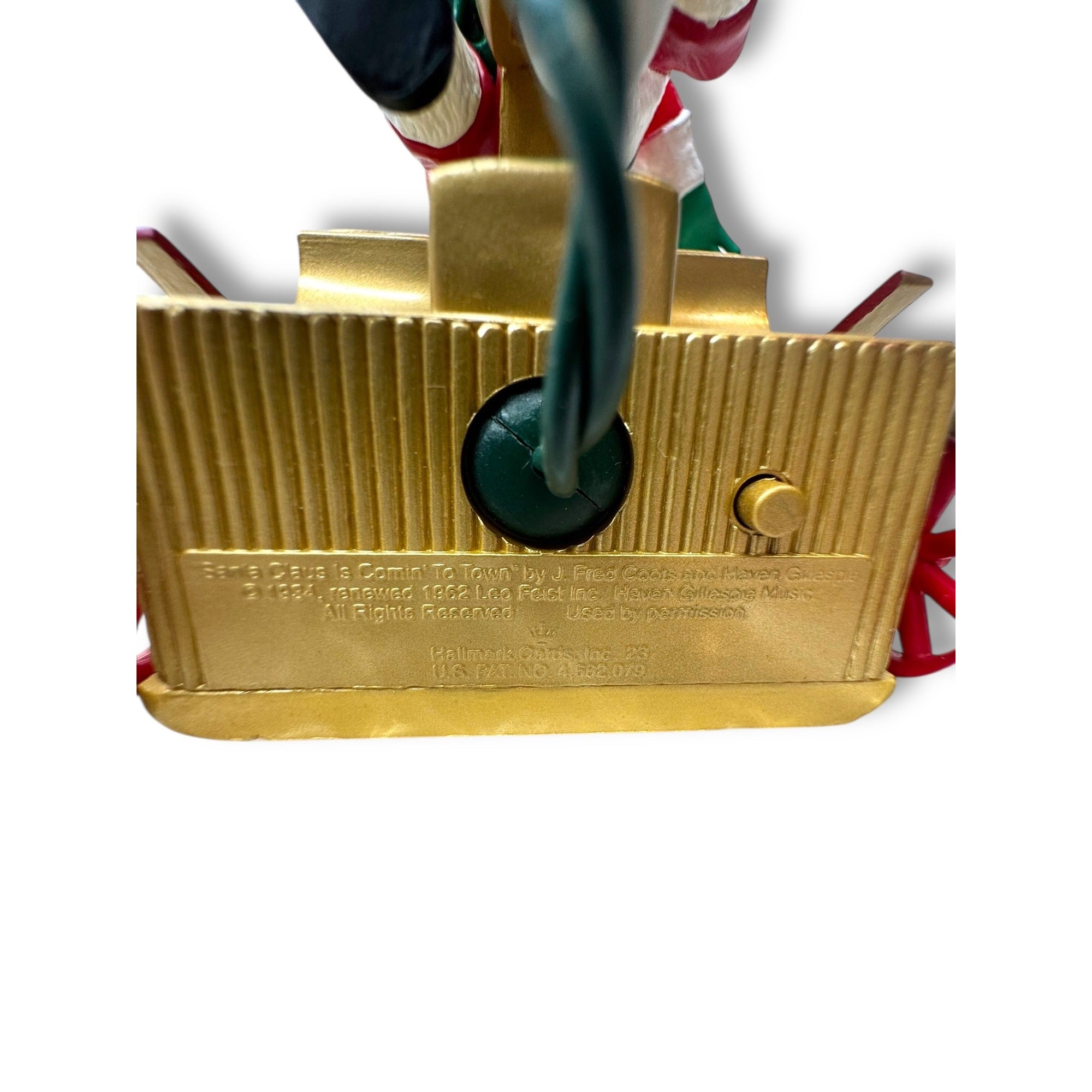 1994 Hallmark Keepsake Magic Ornament Santa’s Sing-Along Lights & Music