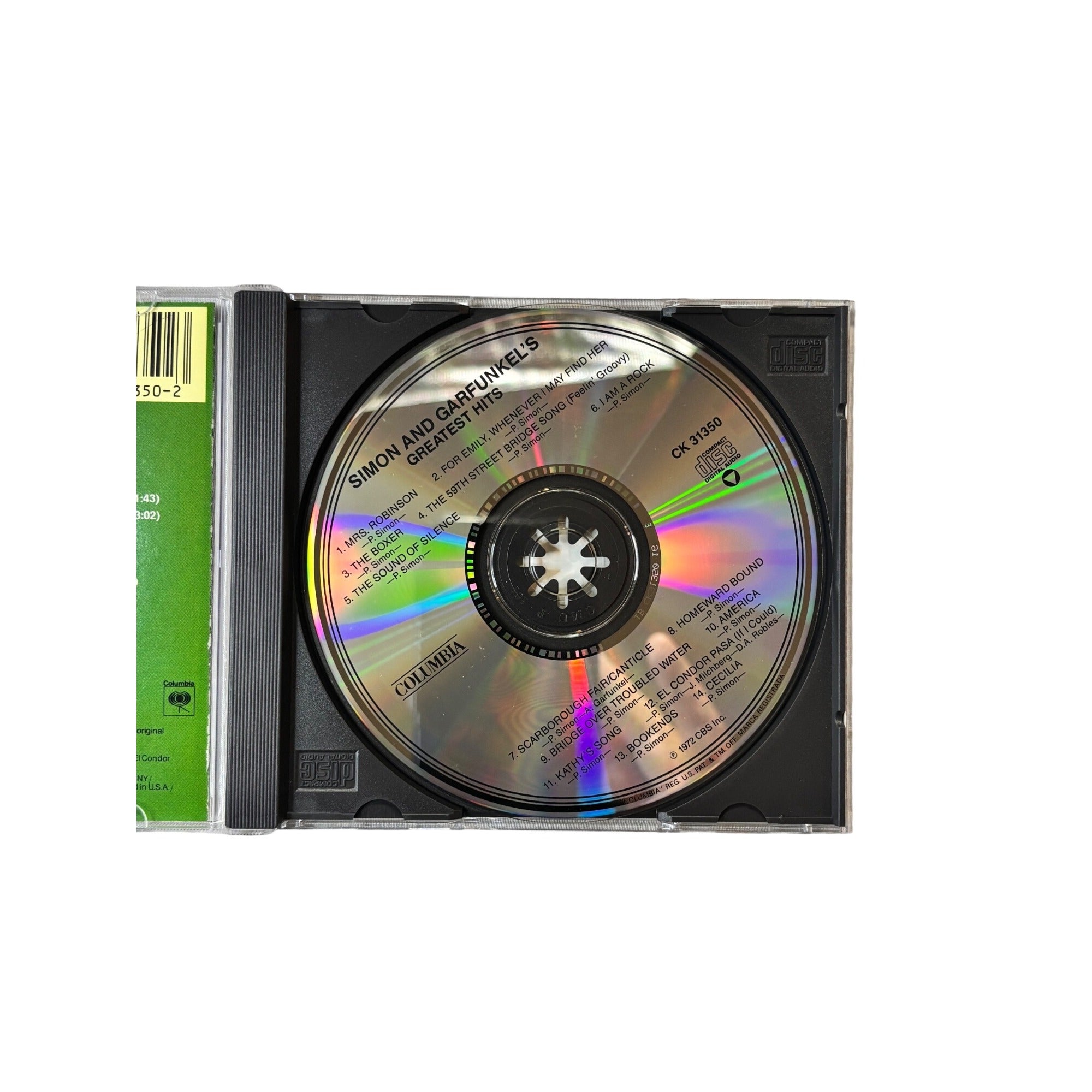 Simon And Garfunkels Greatest Hits CD 1972 Digitally Remastered Columbia