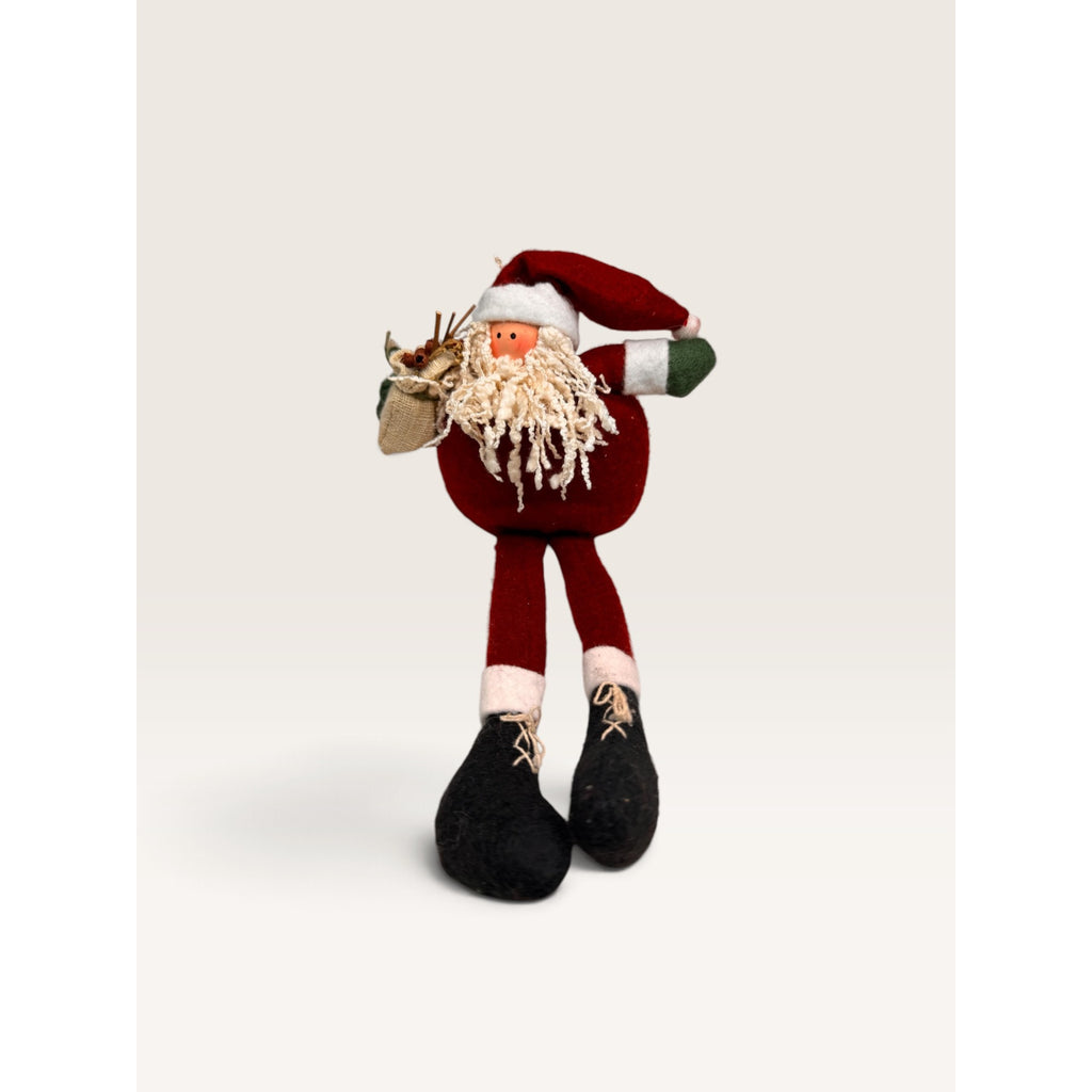 LTD Commodities Shelf Sitter White Santa Claus Burlap Sack 1998 Vintage