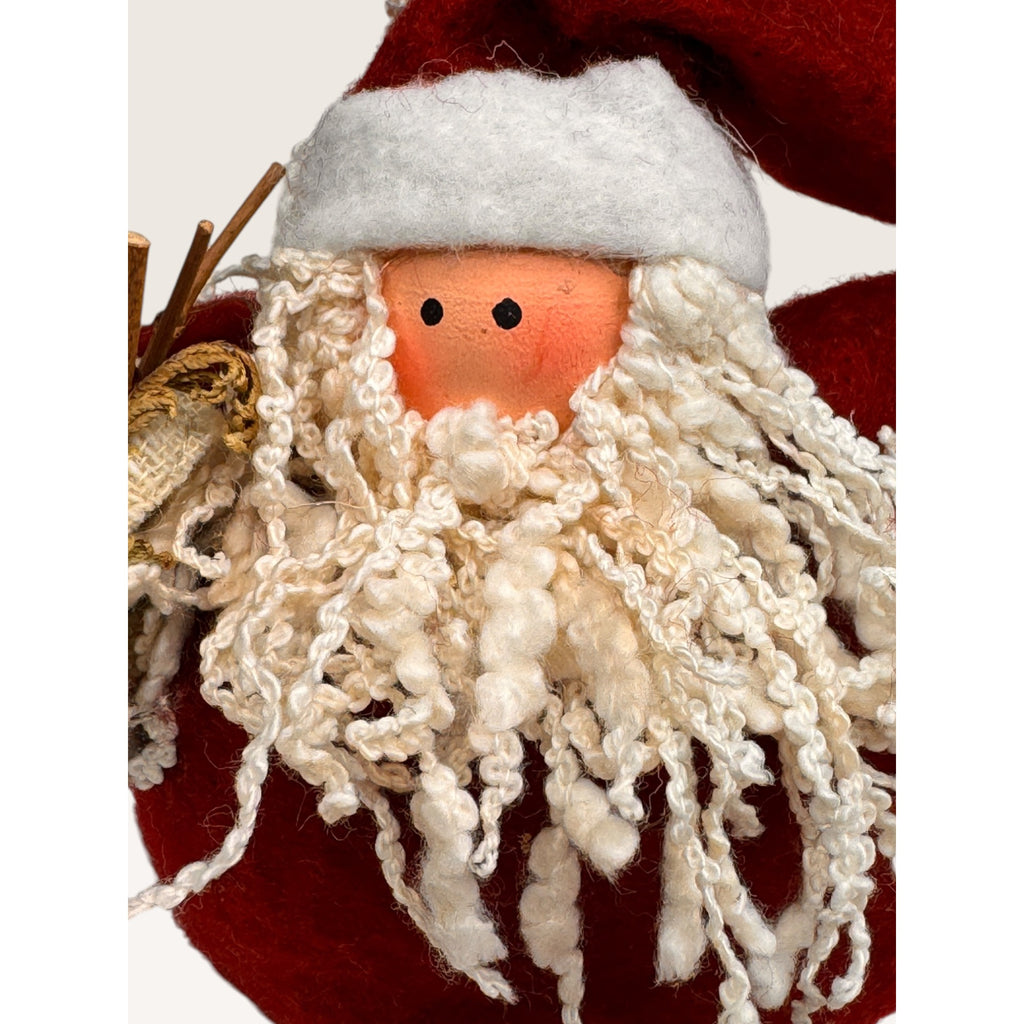 LTD Commodities Shelf Sitter White Santa Claus Burlap Sack 1998 Vintage
