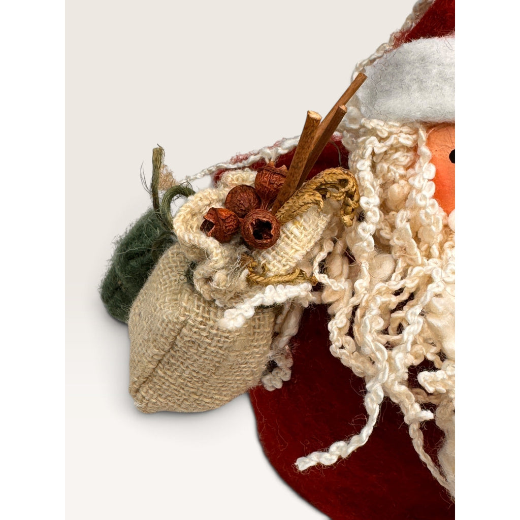 LTD Commodities Shelf Sitter White Santa Claus Burlap Sack 1998 Vintage