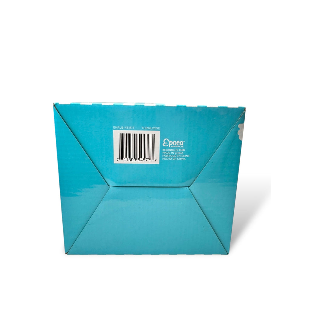 Ecolution Micro-Pop Microwave Popcorn Popper With Handle 1.5 Qt Turquoise