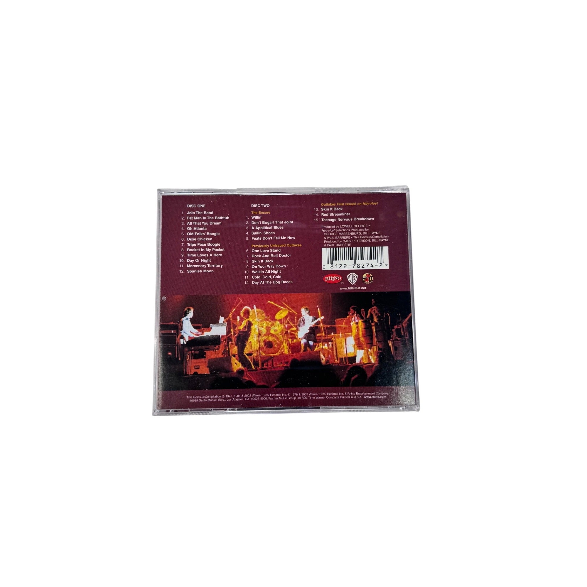 Little Feat Waiting For Columbus Live Album 2002 2-CD Set Classic Rock