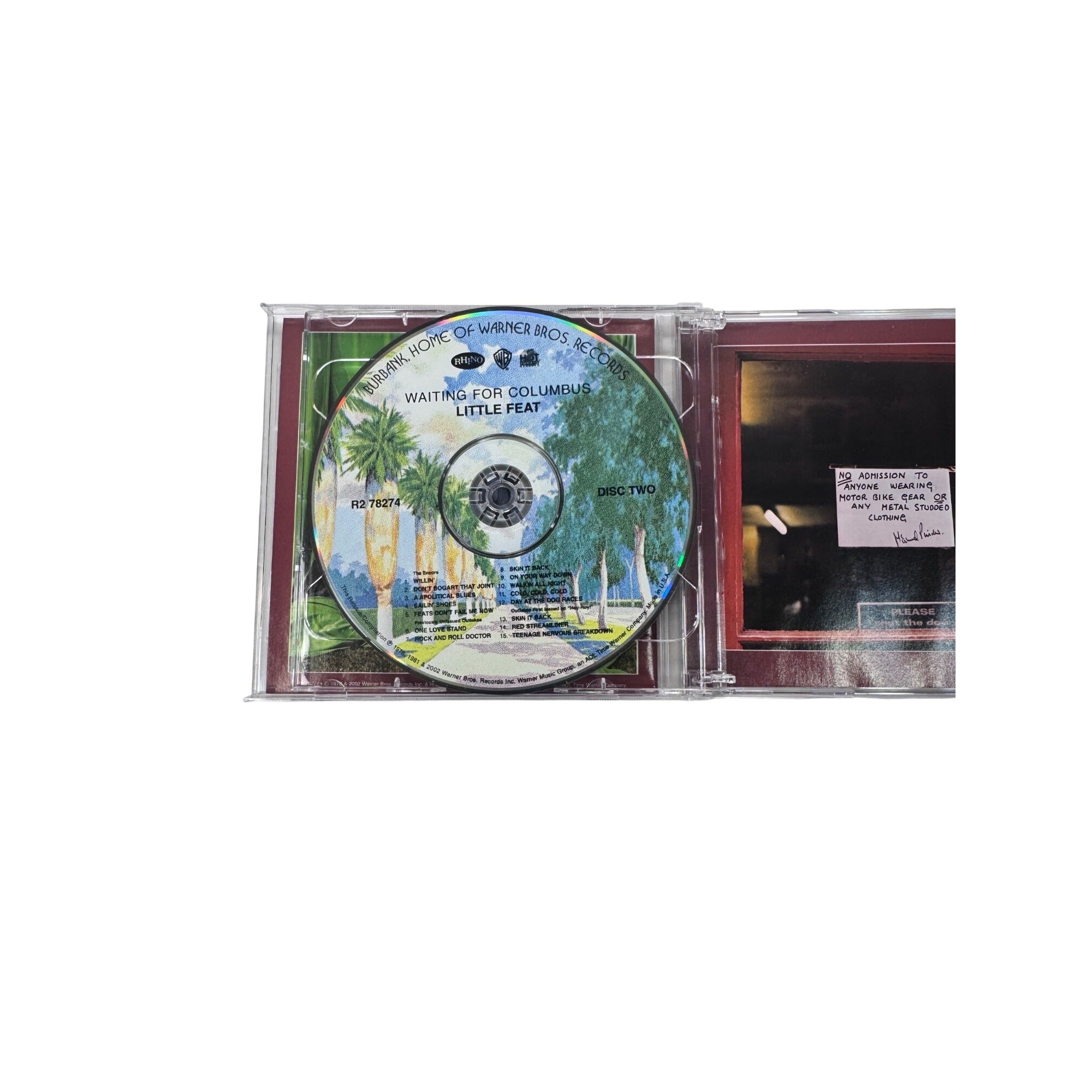 Little Feat Waiting For Columbus Live Album 2002 2-CD Set Classic Rock