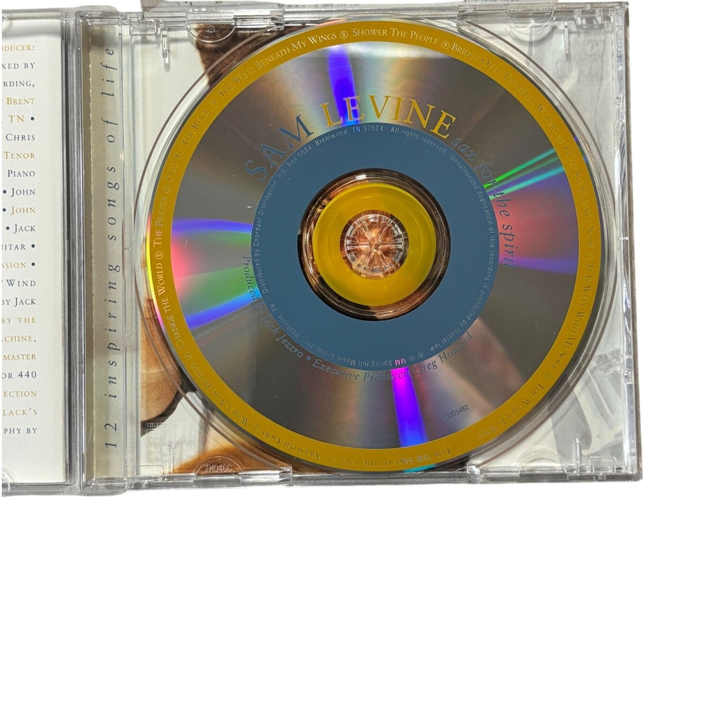 Sam Levine Sax For The Spirit CD 2000 Jazz Fusion Vintage 00s