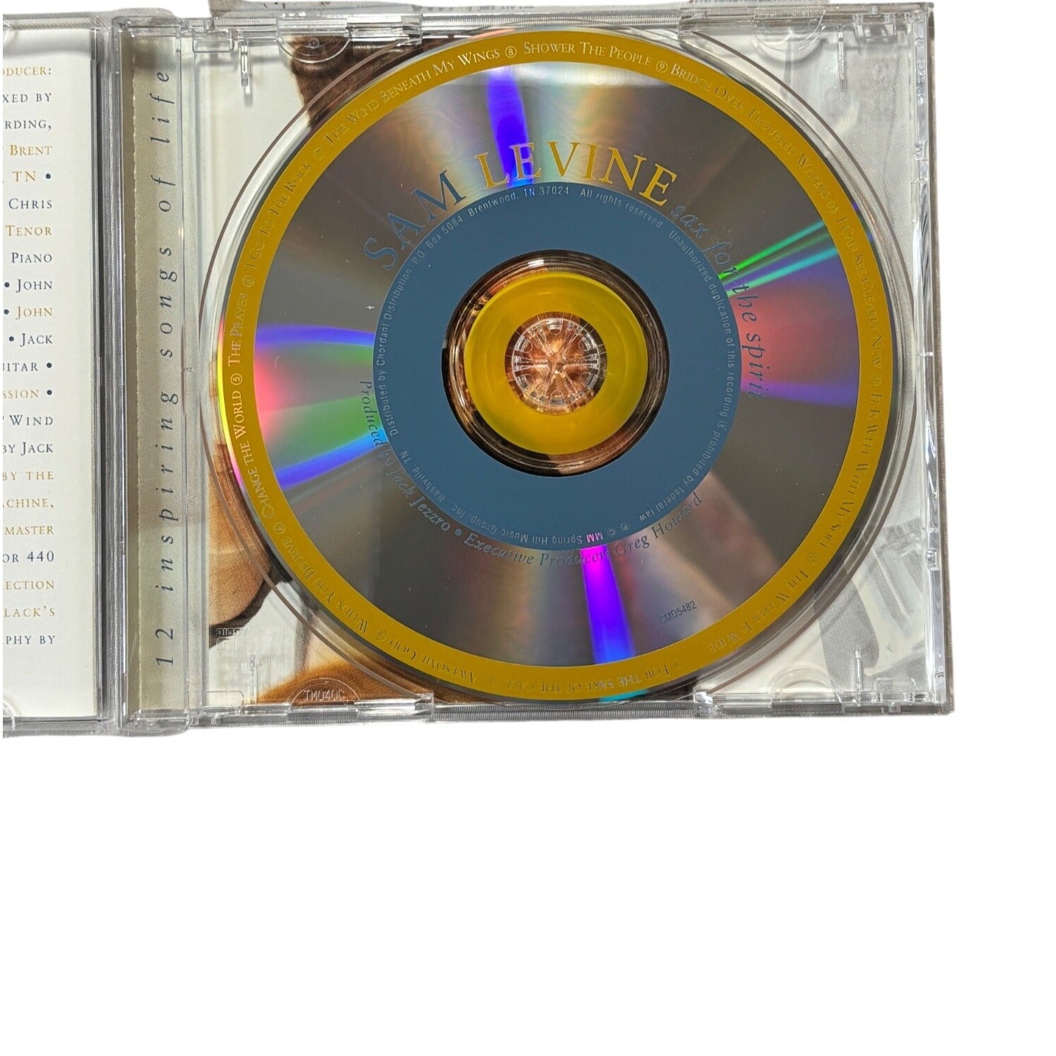 Sam Levine Sax For The Spirit CD 2000 Jazz Fusion Vintage 00s