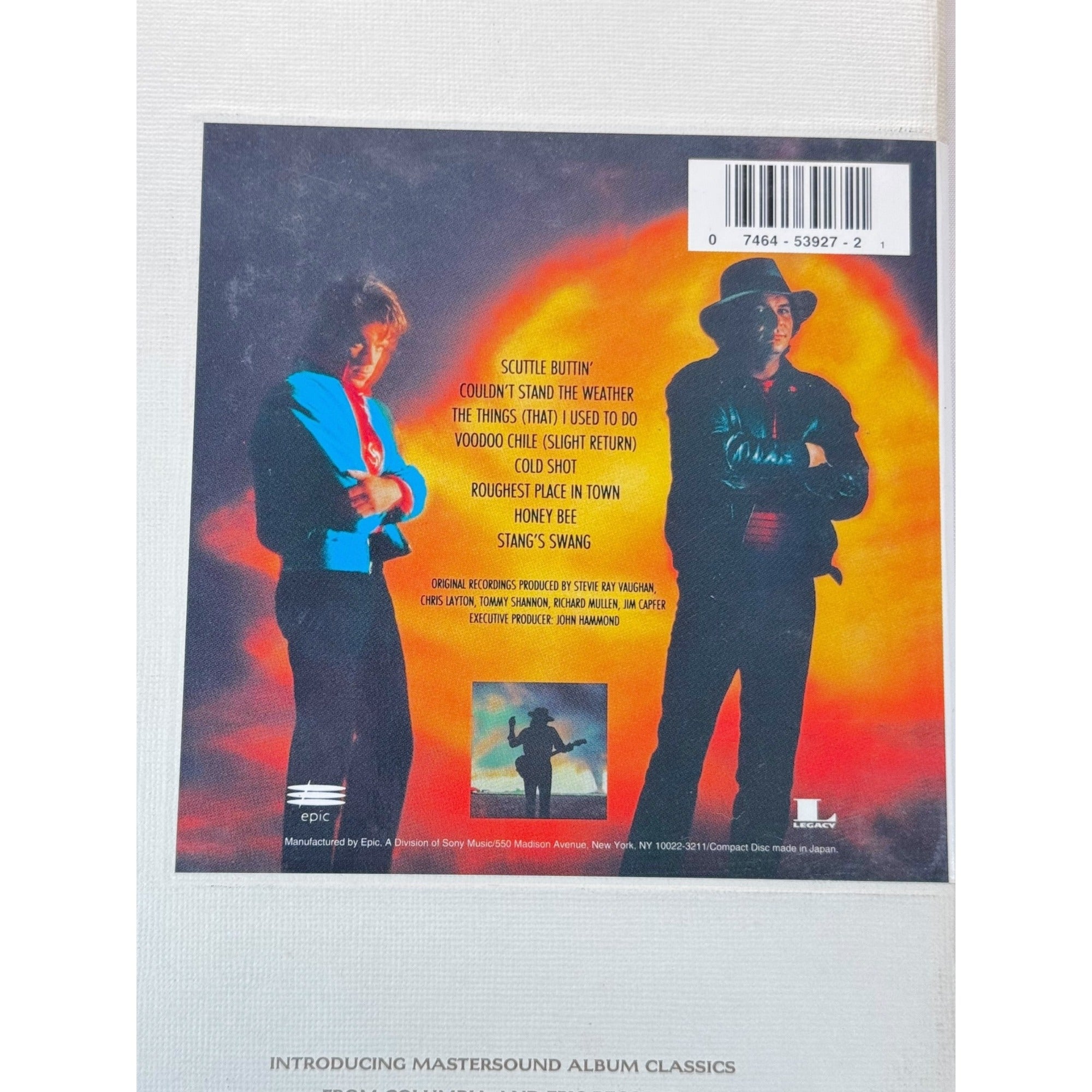 Stevie Ray Vaughan Couldn’t Stand the Weather 24k Gold Mastersound SBM CD Limited
