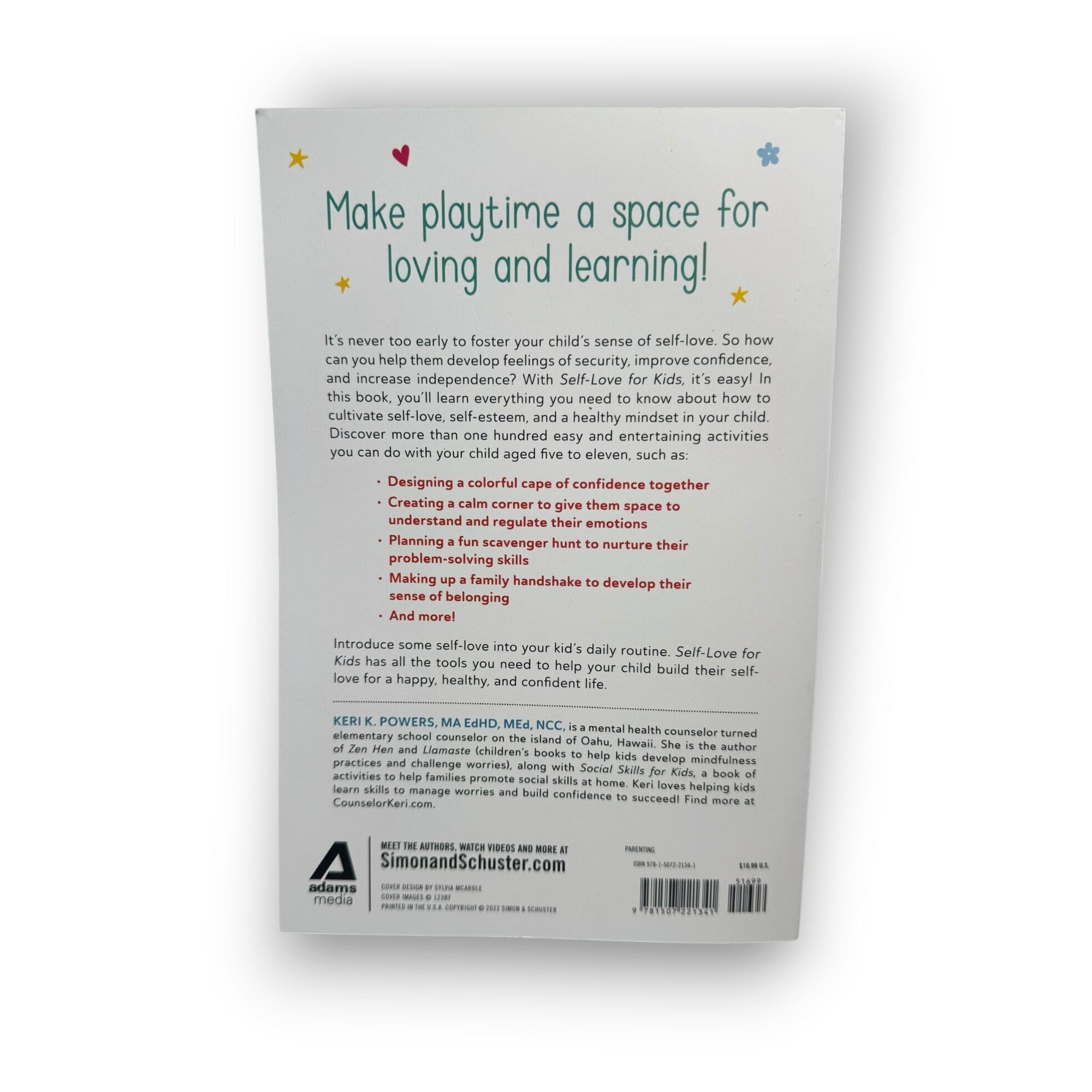 Self Love for Kids 100+ Activities to Build Confidence and Resilience Paperback 2023