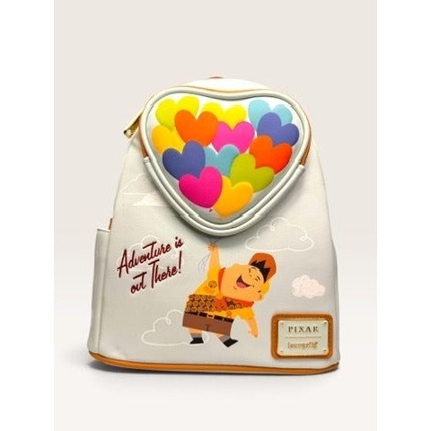 Loungefly Disney Pixar Up Russell Heart Balloons Mini Backpack New Light Blue