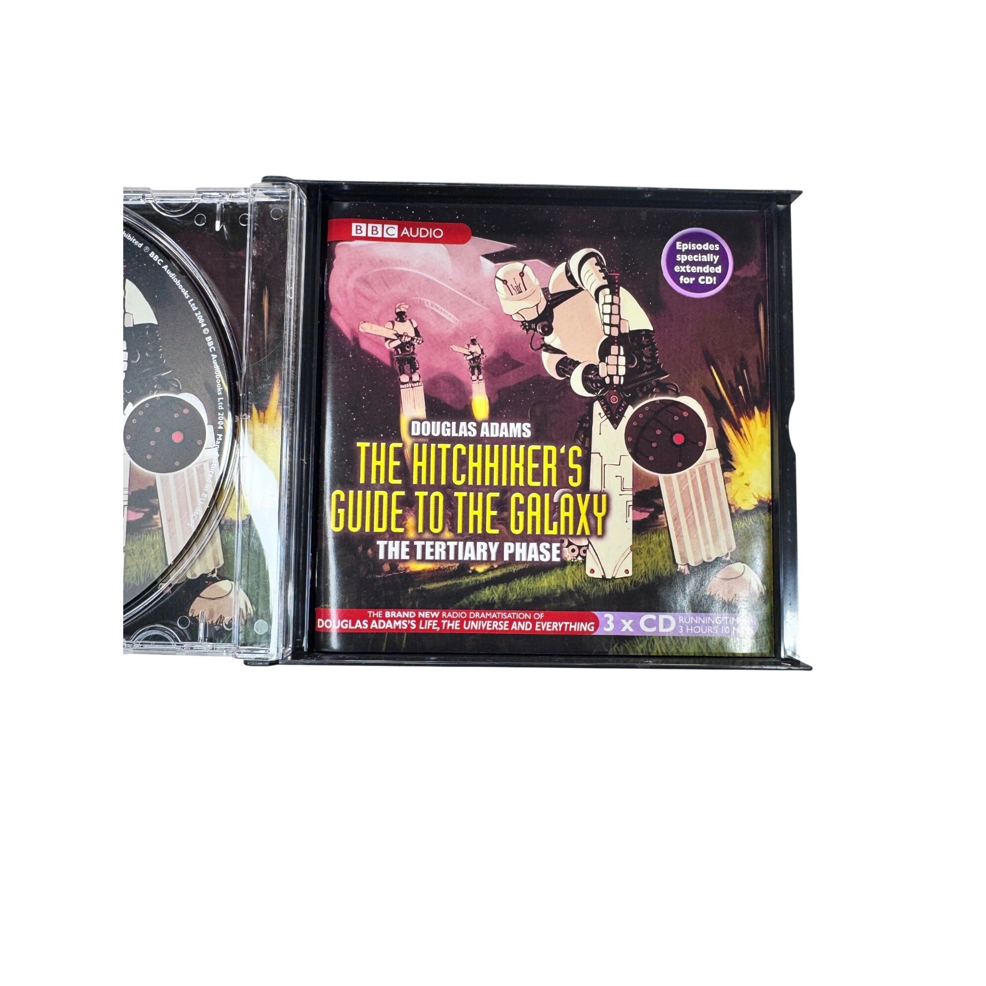Douglas Adams The Hitchhikers Guide To The Galaxy Tertiary Phase 3 CD Audio 2004