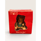 American Greetings Forget Me Not Honey Love Bear Ornament Box 1990s