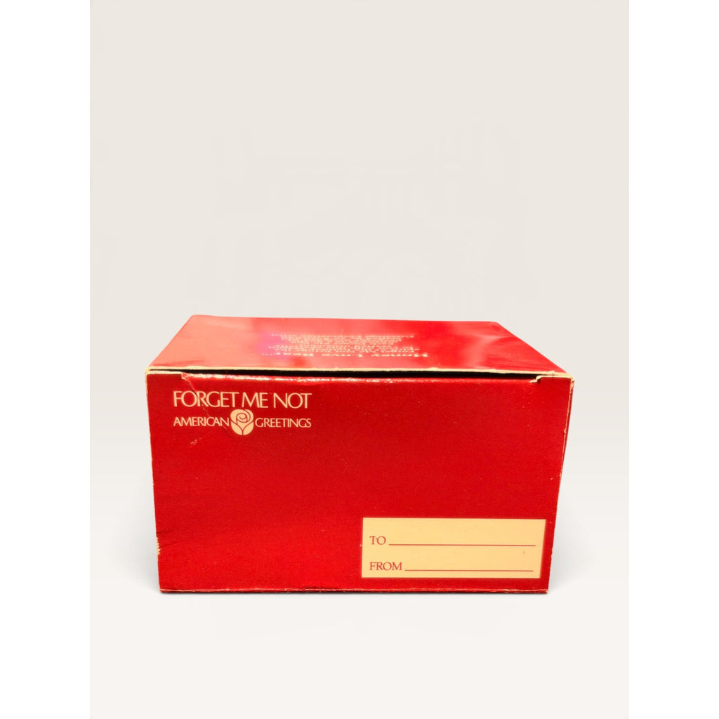 American Greetings Forget Me Not Honey Love Bear Ornament Box 1990s