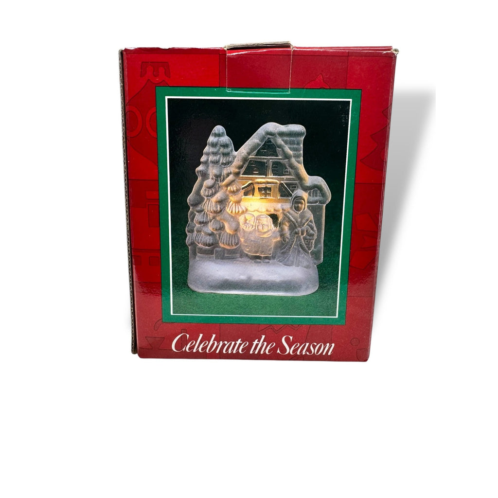 Celebrate The Season Glass Votive Original Box 1990s